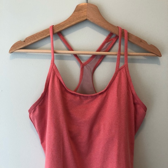 Fabletics Asymmetric Racerback Yoga Tank with Built in Shelf Bra - Picture 3 of 7